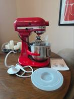 Kitchenaid Heavy Duty rood - Zeer goede staat, 4 liter of meer, Ophalen, Zo goed als nieuw, 3 snelheden of meer