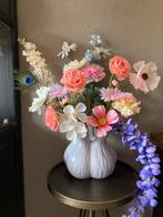 Pastel Zijden bloemen in Toetervaas Set Zijse Compleet, Ophalen of Verzenden, Nieuw