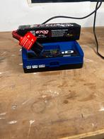 Traxxas 6700mah 4s accu + Live oplader, Overige merken, Gebruikt, Auto, Groter dan 1:32