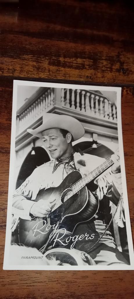 Roy Rogers Foto's - Vintage Set van 5, Verzamelen, Foto's en Prenten, Zo goed als nieuw, Foto, Overige onderwerpen, 1940 tot 1960
