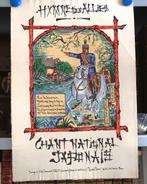 Les Hymnes Alliés Chant National Japonais 1916 1/1000 ex, Antiek en Kunst, Kunst | Litho's en Zeefdrukken, Ophalen of Verzenden