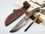 Bushcraft Camping Vaststaand Walnoot Hout mes, Caravans en Kamperen, Ophalen of Verzenden, Zo goed als nieuw