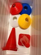 Voetbal trainingshoedjes en pionnen met hesjes set, Maat XL, Verzenden, Gebruikt, Set
