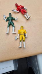 Vintage Power Rangers Set - Rood, Groen, Geel, Ophalen of Verzenden, Gebruikt