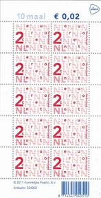 Bijplakzegels - € 0,02 – logo PostNL – MNH - NVPH V2034dc, Verzenden, Na 1940, Postfris