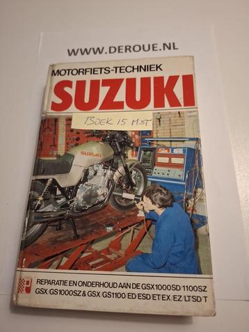 BOEK 15 MOTORFIETS & TECHNIEK SUZUKI GSX/GS1000  GSX/GS1100 beschikbaar voor biedingen