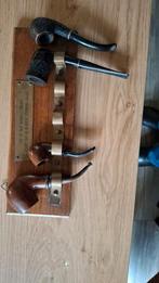 Vintage Pijpenrek met 4 Pijpen, Antiek en Kunst, Ophalen of Verzenden