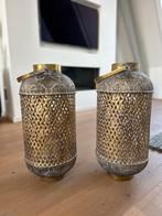 Set van 2 Oosterse Windlichten - 60cm hoog, Huis en Inrichting, Woonaccessoires | Kandelaars en Kaarsen, Ophalen, Overige kleuren