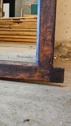 VIII - Grote gietijzeren spiegel - 200x140 cm, Ophalen of Verzenden, Nieuw, Rechthoekig