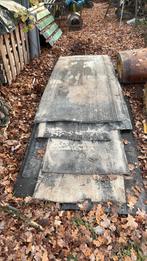 Rubberen matten, Tuin en Terras, Tegels en Klinkers, Ophalen, Zo goed als nieuw, Rubber, Overige typen