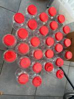 Grote partij plastic potten met rode deksel, Huis en Inrichting, Keuken | Potten en Pannen, Verzenden