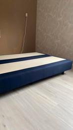 Boxspring 120x200 met pocketveringmatras, Ophalen, Gebruikt, Zwart, Twijfelaar