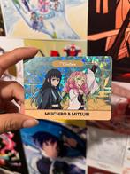 Demon slayer card chatime muichiro & mitsuri, Ophalen of Verzenden, Nieuw, Tv, Foto of Kaart