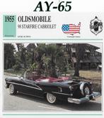 Ay65 autokaart oldsmobile 98 starfire cabriolet ( 1955 ), Ophalen of Verzenden, Zo goed als nieuw, Auto's