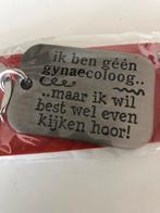 Stalen sleutelhanger met leuke spreuk!, Ophalen of Verzenden, Nieuw, Overige typen