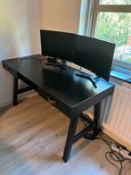 Zwart grenen bureau te koop, Huis en Inrichting, Ophalen, Zo goed als nieuw