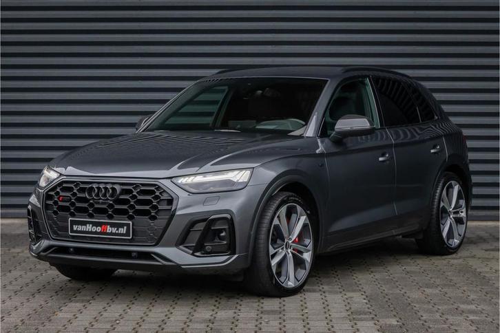 Audi SQ5 TDI quattro Grijs kenteken - B&O - Carbon, Auto's, Bestelauto's, Bedrijf, Te koop, 4x4, Airconditioning, Bochtverlichting
