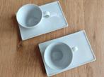 Espresso kop en schotel Pordamsa - set van 2, Ophalen of Verzenden, Overige stijlen, Kop(pen) en/of Schotel(s), Glas