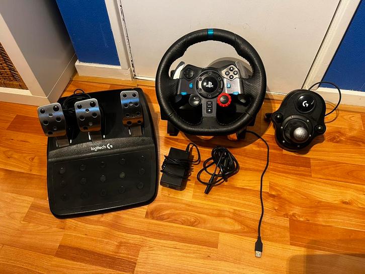 Logitech G29 + schakelpook – in goede staat, Spelcomputers en Games, Spelcomputers | Sony PlayStation Consoles | Accessoires, Zo goed als nieuw