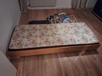Bed frame + lattenbodem + matras, Ophalen of Verzenden, Gebruikt, Eenpersoons, Hout