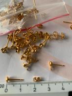 Goudkleurige Oorbel Stekers - 30 stuks, Ophalen of Verzenden, Nieuw, Overige typen