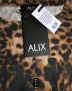 ALIX the Label - Mooie leopardprint tee maat XS - Nieuw €69, Alix the label, Bruin, Nieuw, Ophalen of Verzenden