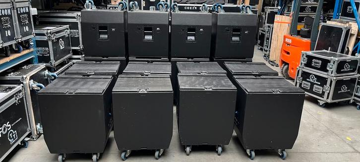 D&B Audio C4 set , B2 , D12, Audio, Tv en Foto, Luidsprekers, Zo goed als nieuw, Front, Rear of Stereo speakers, 120 watt of meer