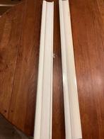 2x IKEA HOPPVALS plisségordijn dubbel – wit – 100x210 cm, Ophalen, Gebruikt, 200 cm of meer, Wit