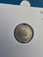 Dubbeltje 1876 Willem III P+ FDC, Postzegels en Munten, Munten | Nederland, Koning Willem III, Zilver, Ophalen of Verzenden, 10 cent