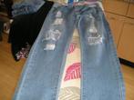 Dameskleding: destroyed jeans, mt S, Ophalen of Verzenden, Zo goed als nieuw, Blauw, W28 - W29 (confectie 36)