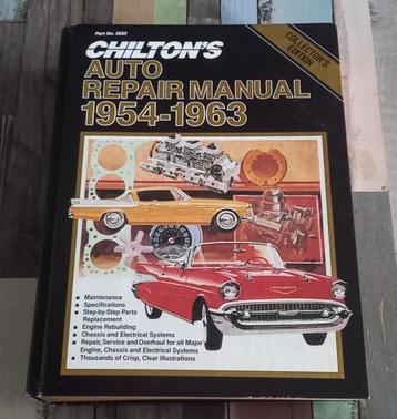 USA, Chilton,s auto repair manual 1954-1963 beschikbaar voor biedingen