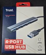 Trust Halyx 4-poorts USB HUB, Laptop, Nieuw, Ophalen of Verzenden, Trust