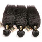 Zwarte Weave Mensenhaar Extensions Wave Braziliaanse, Verzenden, Nieuw, Pruik of Haarverlenging