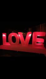 XXL love letters verhuur bruiloft lichtletters huren led, Ophalen, Zo goed als nieuw, Geboorte of Huwelijk