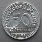50 Pfennig Duitsland 1921, Duitsland, Ophalen of Verzenden, Losse munt