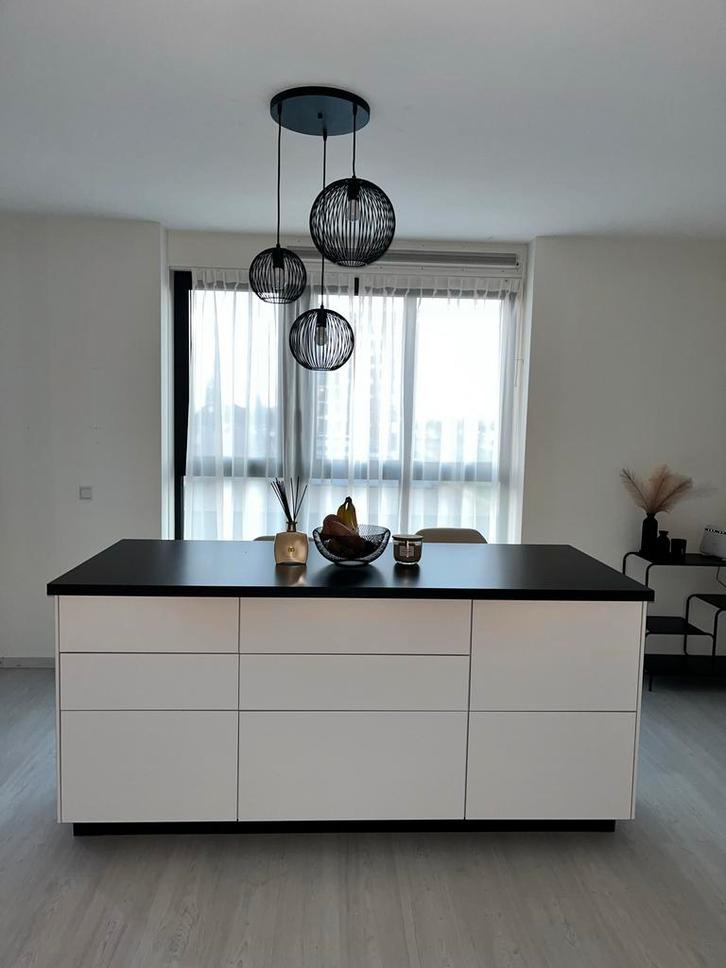 Kookeiland Keuken met Bar - Nieuw van Ikea Zwart Wit, Huis en Inrichting, Keuken | Complete keukens, Nieuw, Overige typen, Wit