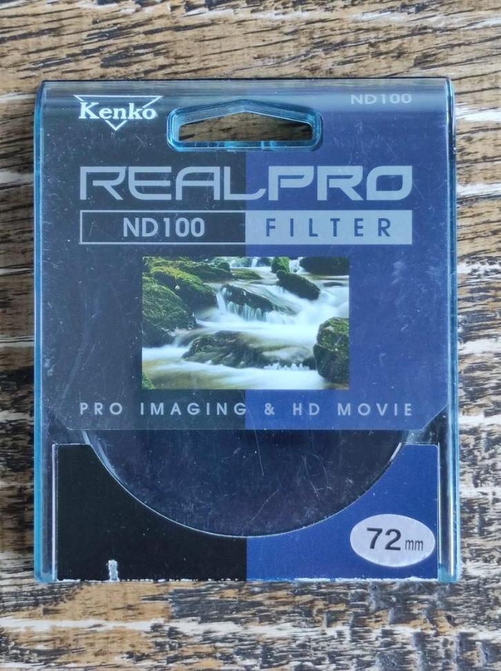 Kenko Realpro ND100-filter 72mm - grijsfilter ND2.0, Audio, Tv en Foto, Fotografie | Filters, Zo goed als nieuw, Overige typen