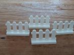 Lego witte hekjes wit 4x, Ophalen of Verzenden, Zo goed als nieuw, Lego