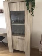 Vitrine kast, Ophalen, 50 tot 100 cm, Zo goed als nieuw, 150 tot 200 cm