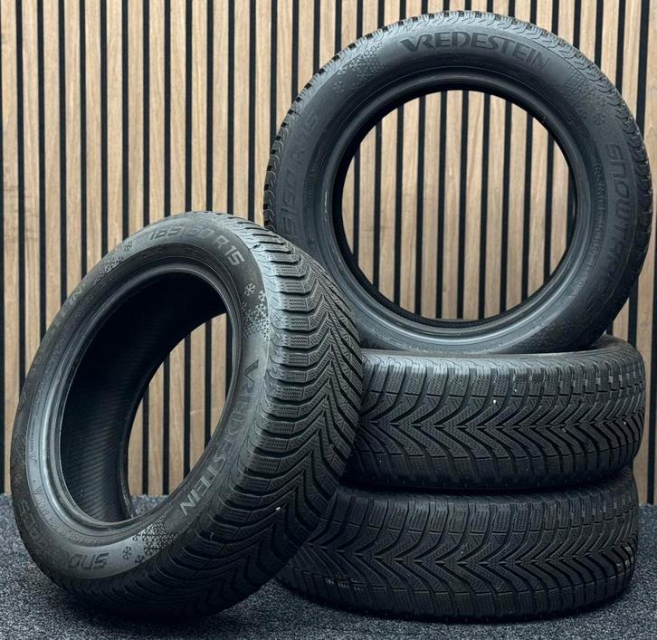4X 185/60/15 88T Vredestein Snowtrac5 Winterbanden - 3118, Auto-onderdelen, Banden en Velgen, Band(en), Winterbanden, 15 inch