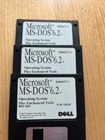 MS-DOS 6.2+ Diskettes - Dell - 3 Stuks, Ophalen of Verzenden, Gebruikt, Windows