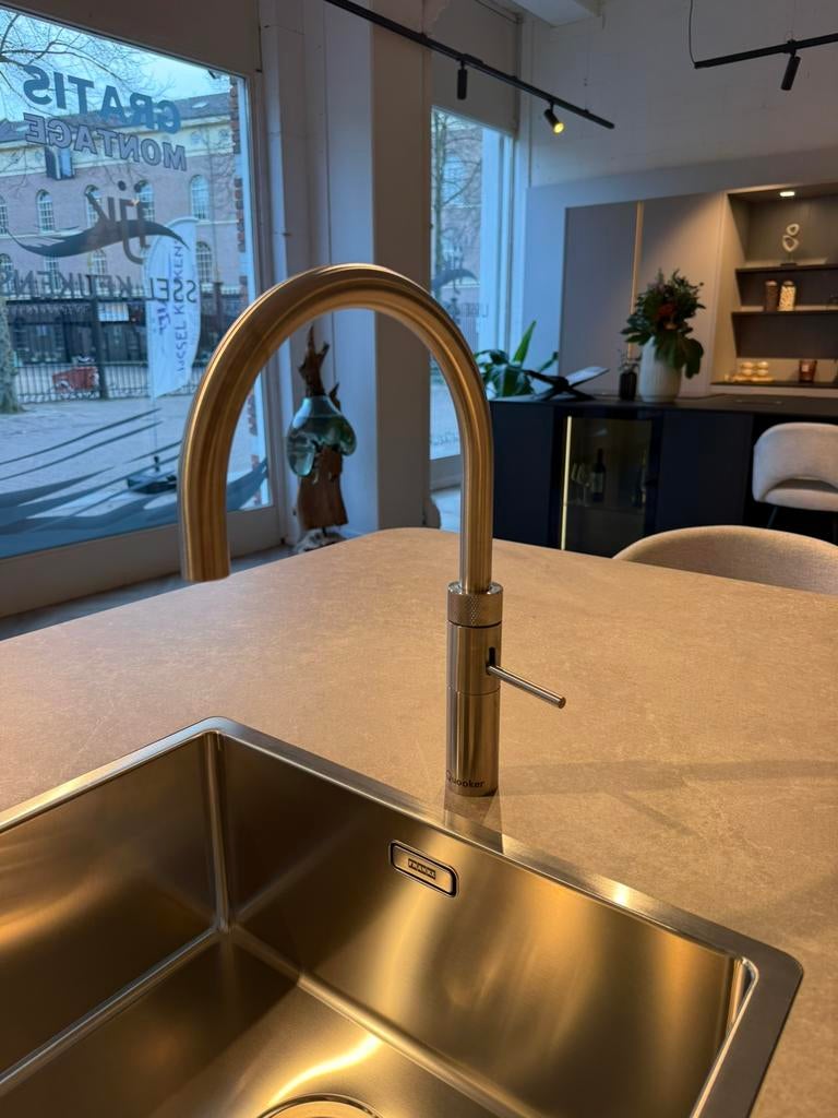 Quooker RVS round nieuw, Huis en Inrichting, Keuken | Keukenbenodigdheden, Ophalen, Nieuw