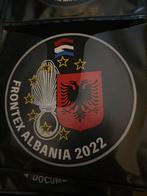 Patch KMar Frontex Albanië, Verzamelen, Militaria | Algemeen, Ophalen of Verzenden, Marechaussee, Overige gebieden, Embleem of Badge