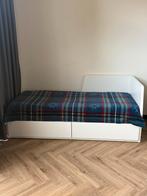 Ikea Flekke Bedbank met Lades, Huis en Inrichting, Ophalen, 90 cm, Wit, Tweepersoons