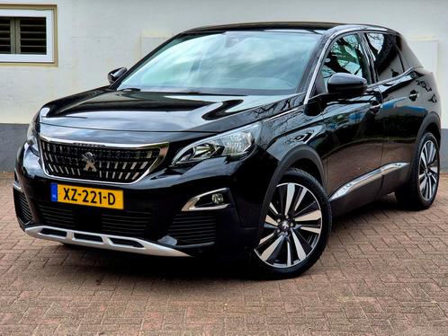 Peugeot 3008 1.2 Puretech 130pk S&S 2019 Zwart/1 eig/Inruil, Auto's, Peugeot, Particulier, ABS, Achteruitrijcamera, Adaptieve lichten