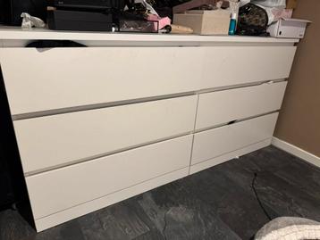 IKEA MALM Ladekast - Wit - 6 Lades beschikbaar voor biedingen