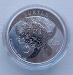 Zilveren 1 oz turtle 2021., Postzegels en Munten, Munten | Oceanië, Ophalen of Verzenden, Losse munt, Zilver