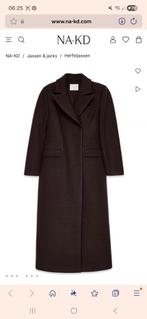gloednieuwe naked mantel jas in bruin of wit maat 34, Kleding | Dames, Bruin, Naked, Nieuw, Ophalen of Verzenden