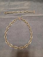 Tommy Hilfiger Collier & Armband Set, Ophalen of Verzenden, Zo goed als nieuw, Zilver, Overige materialen