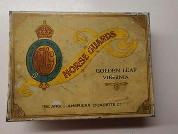 Vintage Horse Guards sigaretten Blik beschikbaar voor biedingen